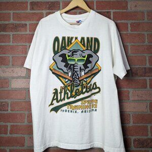 Vintage 90s MLB Oakland Athletics Baseball ORIGINAL Sports Tee Shirt